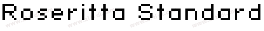 Roseritta Standard字体转换